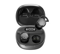 Wireless Bluetooth Small Sleep Earbuds Invisible Earphones In Ear Soft Mini Headphones for Side Sleeping Noise Blocking Hidden TWS Comfortable Black Ear Buds for Small Ear Canals Sleepers Work Sports