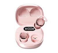 Wireless Bluetooth Small Sleep Earbuds Invisible Earphones In Ear Soft Mini Headphones for Side Sleeping Noise Blocking Hidden TWS Comfortable Pink Ear Buds for Small Ear Canals Sleepers Work Sports