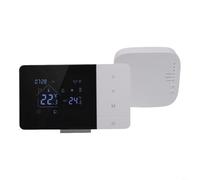 Wireless Boiler Thermostat for Tuya For Smart Life | Heating and Cooling Controller with Voice Control | Programmable Weekly Schedule | Large LED Display | Anti-Freeze and Child(With WiFi)