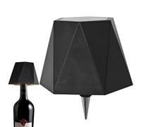 Wireless bottle lamp, Wine Bottle LED Light, 3 Color Dimmable Wine Bottle Light Touch Control Table Lamp, Portable Wine Bottle Night Light, wireless bottle lampshade for Bar Restaurant Room