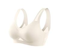 Wireless Bra, Wireless Jelly Bra, This Thin Seamless Latex Bra Is Designed To Make Large Breasts Smaller It Features A Gathering Top Support Side Retraction And A Vest Style Sports Bra