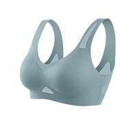 Wireless Bra, Wireless Jelly Bra, This Thin Seamless Latex Bra Is Designed To Make Large Breasts Smaller It Features A Gathering Top Support Side Retraction And A Vest Style Sports Bra