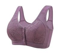 Wireless Bras for Women Uk, Comfortable Seamless Support Bra Lift Full Coverage Bra Mesh Lace Sports Bras Women Wireless Crop Top Bras Plus Size Bras Soft T-Shirt Bra Sleep Bralettes