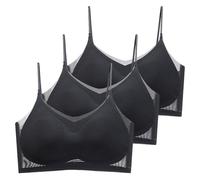 Wireless Bras for Women UK Seamless Push Up Jelly Bra Non Wired Breathable Ultra-Thin Ice Silk Bralettes Anti Sagging Full Coverage Bras Soft Support Comfort Everyday T Shirt Bralette with Padding