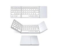 Wireless BT Keyboard Folding Portable Ultra Slim with Touchpad for Windows Android iOS