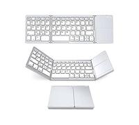 Wireless BT Keyboard Folding Ultra Slim with Touchpad for Windows Android iOS