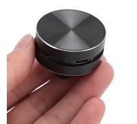 Wireless BT Mini Speaker Bone Conduction, Stereo Bass Sound Creative Portable Speaker Mini Music Player, Built in Dual Speaker Stereo, for Home,Outdoor,Travel (Black)