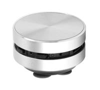 Wireless BT Mini Speaker Bone Conduction, Stereo Bass Sound Creative Portable Speaker Mini Music Player, Built in Dual Speaker Stereo, for Home,Outdoor,Travel (Silver)