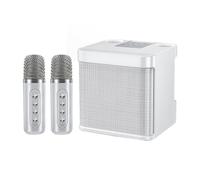 Wireless BT Speaker With 2 Microphones Stereo Surround Speaker Rechargeable Studio Subwoofer Speakers For Home Entertainment