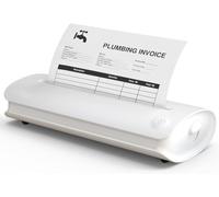 Wireless Bt Travel Mobile Printer - NAMVI Portable A4 Thermal Printer, Support 4/8 Inch Inkless Printing For Business Trip & Traveling