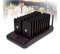 Wireless Buzzer Pager with Light, Vibration, Sound Modes for Queue Management and Customer Calling