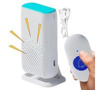 Wireless Call Button - IP68 Waterproof Design, Rechargeable Battery, Long-Range Vibration And Ringtone | Smart Alert Device Ensures Safety For Seniors Disabled Individuals Pregnant Women Home Care Ass