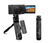 Wireless Camera Remote Control Shooting Grip Tripod - Shutter Release for Sony ZV-1, ZV-E10, A7 III, A6400, A7C, A7R III, A7R IV, A9, RX100 VII, RX0 II - Replaces GP-VPT2BT - for Travel, Vlogging