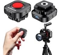 Wireless Camera Video Record Button for Top/Side Handle - AODELAN Rechargeable Video Control Button Remote with Cold Shoe Lock for Canon EOS R50/R6,for Sony ZV-E10 II,for Nikon Z50II,for Fujifilm X-T5