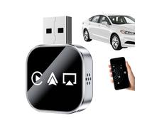 Wireless Car Adapter - Aluminum Alloy Screen Mirroring Tool 3x3cm, Fast Auto Connect Seamless Converter, Smooth Transition Multimedia Stream | Highway City Driving Long Distance Travel Navigation