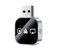 Wireless Car Adapter - No Delay Plug Play Converter, Screen Mirroring Dongle, Stable Connection Module, Compact Design | Daily Commuting City Driving Highway Navigation Music Streaming