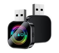 Wireless Car Adapter - Plug And Play Device, Audio Video Playback With Screen Mirroring, Compact Design, Easy Installation | High-Speed Connectivity For Cars, Vehicles, Road Trips, Commuting