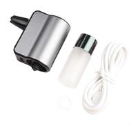 Wireless Car Aroma Diffuser for Air Vent Clip - 10mL Essential Oil Capacity, 220mAh Rechargeable Battery, Aluminum Alloy + ABS Design, Auto On/Off