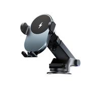 Wireless Car Charger - 15W Adjustable Mount, Fast Charging Phone Holder, Automotive Air Vent Supply, SUV Truck RV Travel Accessory Black Universal Smart Logic Power Induction Stand