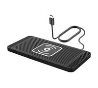 Wireless Car Charger - Automatic Detection Phone Pads, Compatible Charging Mat for Dashboard, Anti-slip Dock with Long Cable, USB Adapter for All Mobile Devices