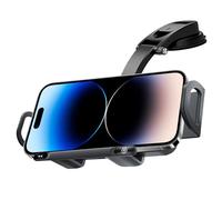 Wireless Car Charger - Black Folding Phone Holder, Quick Charge Auto Phone Holder, Dashboard Air Vent Base, Vehicle Power Dock with Sist