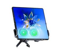 Wireless Car Charger - Convenient Automatic Phone Holder | Suitable Wireless Car Phone Holder, 15W Dual Coil Foldable Mobile Phone Charging Device