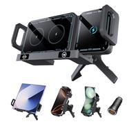 Wireless Car Charger Fast Charging: Qoosea 15W Qi Dual Coil Car Mount for Air Vent, Car Phone Holder Compatible with Samsung Galaxy Z Fold 6/5/4/3/Fold 2 Z Flip 6/5/4 iPhone 16 Pro Max Google Series