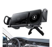 Wireless Car Charger Fast Charging - Wireless Car Charger Mount, Upgraded Suction Cars Wirelesss Chargers - Air Vent Mount Carr Mobile Holder, Stable Double Coil Base For Carr Use With Flat Screen