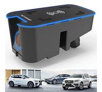 Wireless Car Charger for Volvo XC90 XC60 V90 V60 S90 S60 2016-2021 Center Console Upgrade Accessory Panel 15W Fast Charging Phone Charger Pad with Dual 18W USB QC3.0 Ports for iPhone Samsung