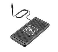 Wireless Car Charging Mat - Cutable Anti-Slip Charging Pad | Wireless Car Phone Charger for Smartphones, Universal Car Charging Mat for Convenient and Safe On-The-Go Charging Pad