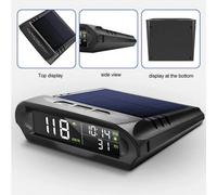 Wireless Car Gps Speedometer Car Hud Display Solar Powered For Safe Driving