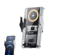 Wireless - Car Mobile Phone Car, Magnetic Mobile Phone Holder, Car Electric Induction Quick Charging Station for Air Vent Mobile Phone Navigation