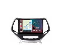 Wireless Car Stereo for Apple Carplay for Jeep Cherokee 2014-2017 Backup Camera, Mirror Link, Bluetooth, Voice Control, Gps Navigation, Aux, Voice, 4 Core 1G+32G