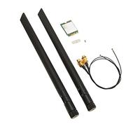 Wireless Card, Low Latency 5G Dual Band Wifi Card MU MIMO Technology with Antenna for Computer for Home