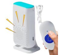 Wireless Caregiver Pager - Elderly Wireless Smart Call Buzzer, Personal Alarm System, Senior Alert Button | Long Range Medical Alert, Senior Care Safety Device for Home, Hospital Alert Elderly