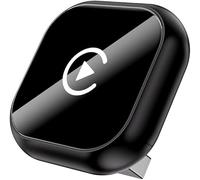 Wireless CarPlay Adapter 2-in-1 for Toyota Land Cruiser SUV, USB Design Plug and Play Bluetooth Fast Connection Car Accessories,A-Black