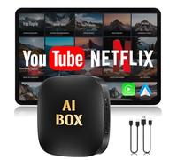 Wireless CarPlay Adapter, 2025 Upgrade with Netflix/YouTube/TF Card Plug & Play Dongle | Wireless Adapter for iPhone & Android Auto | Supports CarPlay for Cars | Dual System, 5G WiFi, Easy Setup 2+32G