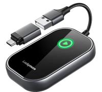 Wireless Carplay Adapter, Converts Wired to Wireless Carplay Dongle for Wireless Control, Plug & Play Carplay Fit for Cars from 2017 & for Apple iPhone iOS 10+, Black