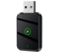 Wireless CarPlay Adapter for Amarok Atlas Atlas Tanoak Beetle Bora Caddy EOS Fox Golf, Convert Wired to Wireless Car Play Adapter Connect Adapter 2 in 1 Plug & Play,A-Black