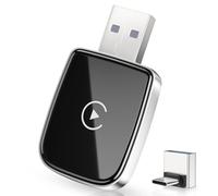 Wireless CarPlay Adapter for Apple CarPlay, Easy to Upgrade Wired CarPlay to Wireless, Instant Connectivity, Super Mini Car Play Dongle for iPhone Fit for Cars with Built-in CarPlay