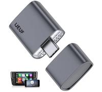 Wireless CarPlay Adapter for Apple iPhone 2025 Upgrade, Converts Factory Wired to Wireless, No Delay, Stable Connection, Mini Apple Carplay Wireless Adapter for iOS 10+ and Car from 2018+,USB/Type C