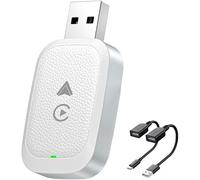 Wireless CarPlay Adapter for Audi e tron GT 2022 2023 2024 2025 2026, Convert Wired to Wireless Car Play Adapter Connect Adapters 2 in 1 Plug & Play,A