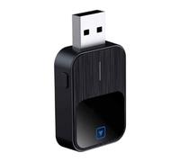 Wireless CarPlay Adapter for Chrysler Pacifica, Wireless Car Adapter with 5.8GHz Mini Smart Car Play Dongle for Wired CarPlay Cars,A/Black