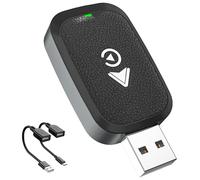 Wireless CarPlay Adapter for Cupra Leon 2022 2023 2024 2025, 2 in 1 CarPlay and Android Auto Adapter, Plug and Play, Fast Connection,Black