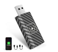 Wireless CarPlay Adapter for iOS, CarPlay Wireless Dongle, Converts Wired to Wireless Carplay Adapter, Stable and Easy to Use, Plug & Play Carplay for iOS 12+