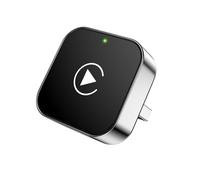 Wireless CarPlay Adapter for iPhone, 2025 Upgrade Convert Wired to Wireless Apple CarPlay Adapter, Mini Size USB Design for Cars with USB-A & Type-C Extension Cables, Stable Control, Plug and Play