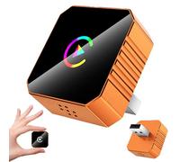 Wireless Carplay Adapter for Iphone And Android, Wireless Carplay Android Auto 2 In 1 Adapter, Mini Size Plug & Play Adapter for Iphone & Android Auto Compatible Cars (A)