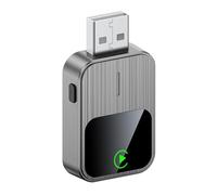 Wireless CarPlay Adapter for iPhone,Convert Wired to Wireless CarPlay, Plug & Play USB Dongle for CarPlay (iOS 10+, Cars from 2016) Mini Compact Design with Reset Button Fast Auto Connect (Grey)