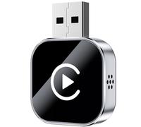 Wireless CarPlay Adapter for iPhone, Mini USB & USB-C Apple CarPlay Dongle, Plug and Play, Bluetooth 5.3 Fast Connection, Stable Signal, No Delay, Compact Design