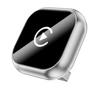 Wireless CarPlay Adapter for Mercedes Benz M Class ML W163 W164 W166 320 350 400 500/AMG 55 63, Plug & Play Android Auto Dongle, Bluetooth Fast Connection, Voice Control,C/Silver